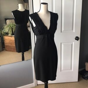 Max Studio Ruffle Little Black Dress NEW - Size M